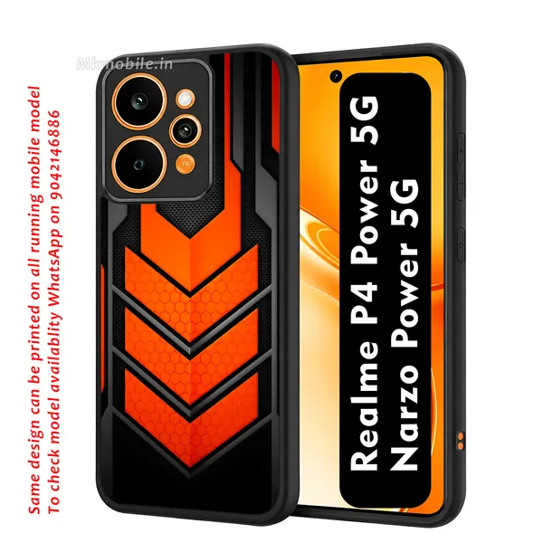 Modern,_Futuristic_Aesthetic_With_Robotic_Abstract_Patterns_Design_Printed_Premium_Glossy_Back_Case_Cover_With_Camera_Protection_For_Realme_P4_Power_5G_/_Narzo_Power_5G_Mk000420_Bx