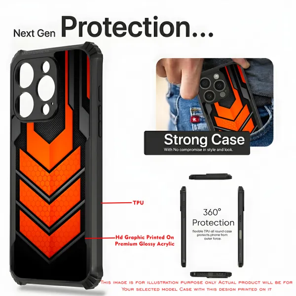 Modern,_Futuristic_Aesthetic_With_Robotic_Abstract_Patterns__Design_Printed_Bumper_Glossy_Back_Case_Cover_With_Camera_Protection_Mk000420_Bx