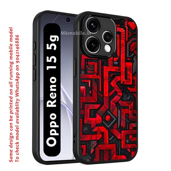 Geometric_Circuit_Board_Or_Doodle_Style_Design_Printed_Premium_Glossy_Back_Case_Cover_With_Camera_Protection_For_OPPO_RENO_15_5g_Mk000422_Bx