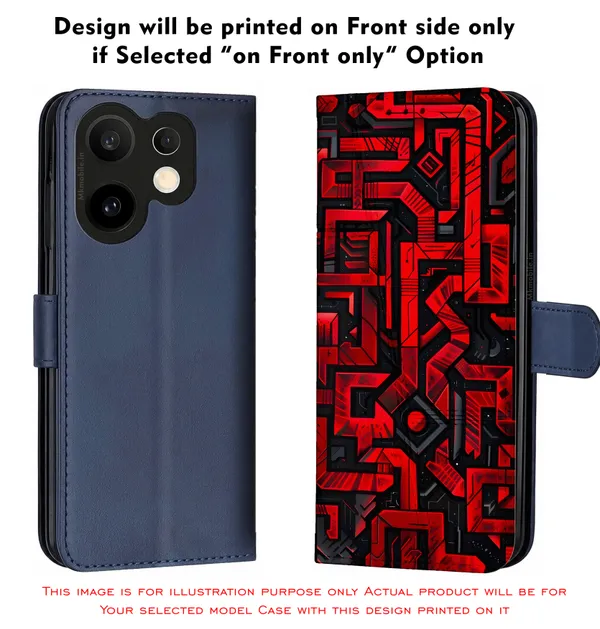 Geometric_Circuit_Board_Or_Doodle_Style_Design_Printed_Flip_Case_Cover_With_Camera_Protection_Mk000422_Fcuv