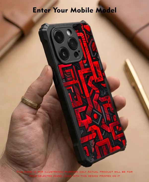 Geometric_Circuit_Board_Or_Doodle_Style__Design_Printed_Bumper_Glossy_Back_Case_Cover_With_Camera_Protection_Mk000422_Bx