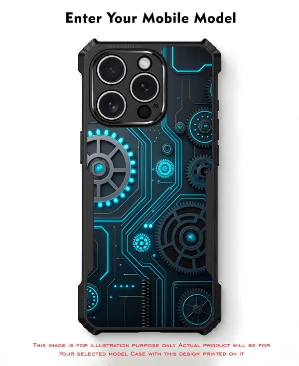 Abstract_Gear_Wheel_Mechanism__Design_Printed_Bumper_Glossy_Back_Case_Cover_With_Camera_Protection_Mk000423_Bx