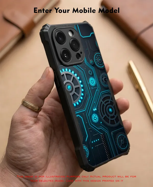 Abstract_Gear_Wheel_Mechanism__Design_Printed_Bumper_Glossy_Back_Case_Cover_With_Camera_Protection_Mk000423_Bx