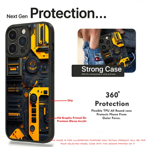 Industrial_Style,_Orange_And_Black_Mechanical_Design_Printed_Premium_Glossy_Back_Case_Cover_With_Camera_Protection_Mk000425_Bx