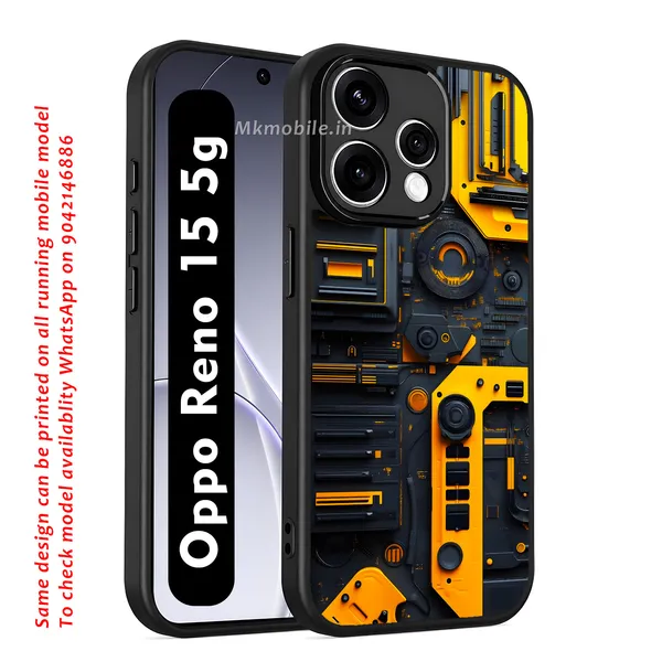Industrial_Style,_Orange_And_Black_Mechanical_Design_Printed_Premium_Glossy_Back_Case_Cover_With_Camera_Protection_For_OPPO_RENO_15_5g_Mk000425_Bx