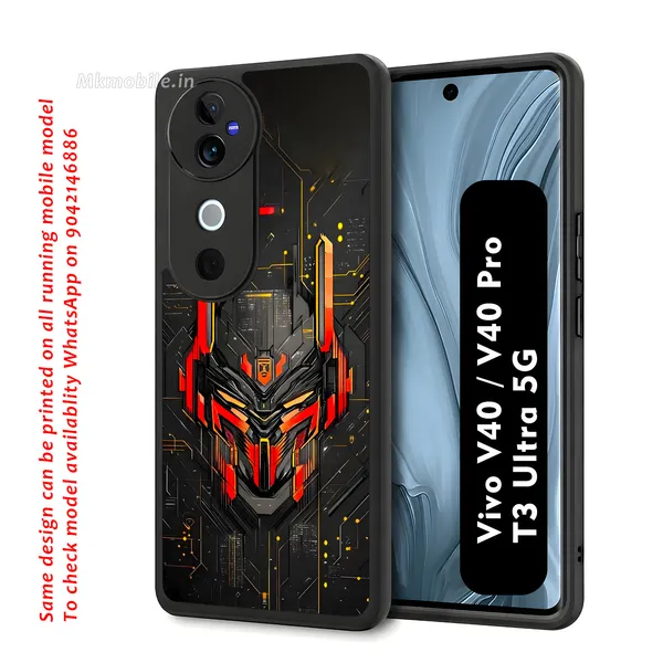 Illustration_Of_A_Robot_Reminiscent_Of_Optimus_Prime_Design_Printed_Premium_Glossy_Back_Case_Cover_With_Camera_Protection_For_Vivo_V40_5G_/_V40_Pro_5G_/_T3_Ultra_5G_Mk000426_Bx