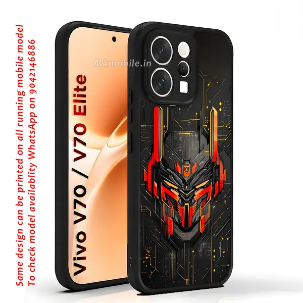 Illustration_Of_A_Robot_Reminiscent_Of_Optimus_Prime_Design_Printed_Premium_Glossy_Back_Case_Cover_With_Camera_Protection_For_Vivo_V70_5G_/_V70_5G_Elite_Mk000426_Bx