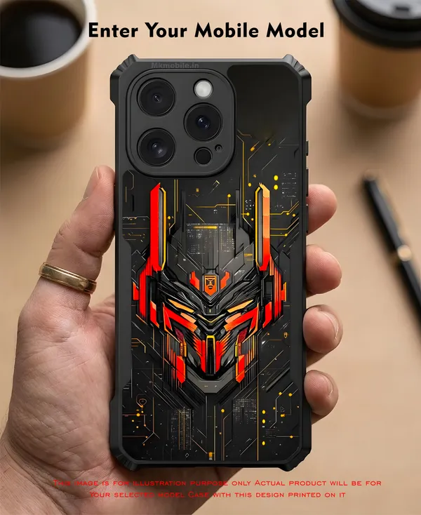 Illustration_Of_A_Robot_Reminiscent_Of_Optimus_Prime__Design_Printed_Bumper_Glossy_Back_Case_Cover_With_Camera_Protection_Mk000426_Bx
