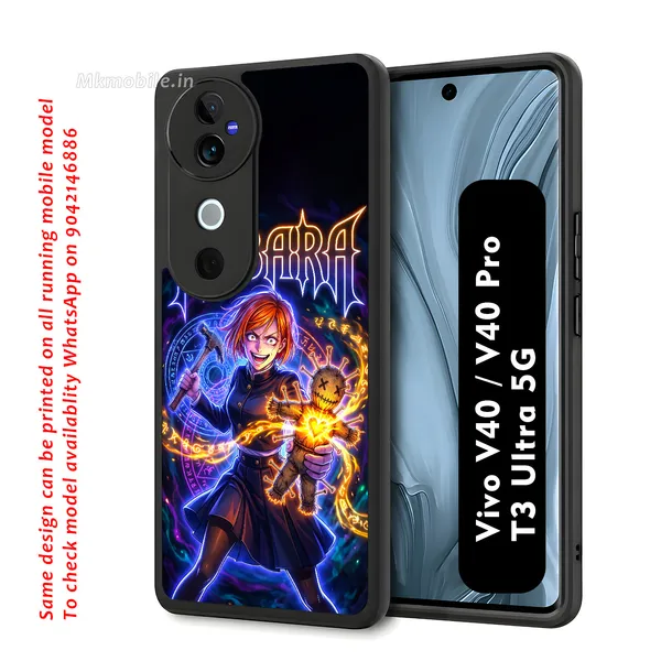 Nobara_Kugisaki_From_The_Popular_Anime_And_Manga_Series_Jujutsu_Kaisen_Design_Printed_Premium_Glossy_Back_Case_Cover_With_Camera_Protection_For_Vivo_V40_5G_/_V40_Pro_5G_/_T3_Ultra_5G_Mk000428_Bx
