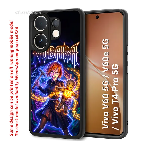 Nobara_Kugisaki_From_The_Popular_Anime_And_Manga_Series_Jujutsu_Kaisen_Design_Printed_Premium_Glossy_Back_Case_Cover_With_Camera_Protection_For_Vivo_V60_5G_/_V60e_/_T4_Pro_5G_Mk000428_Bx