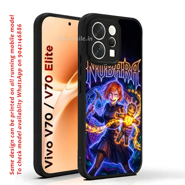 Nobara_Kugisaki_From_The_Popular_Anime_And_Manga_Series_Jujutsu_Kaisen_Design_Printed_Premium_Glossy_Back_Case_Cover_With_Camera_Protection_For_Vivo_V70_5G_/_V70_5G_Elite_Mk000428_Bx