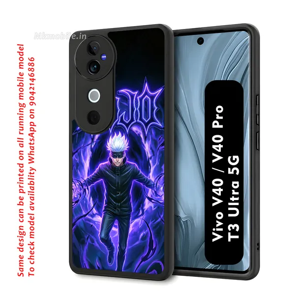 Gojo_Satoru_From_Anime_Jujutsu_Kaisen_Design_Printed_Premium_Glossy_Back_Case_Cover_With_Camera_Protection_For_Vivo_V40_5G_/_V40_Pro_5G_/_T3_Ultra_5G_Mk000430_Bx