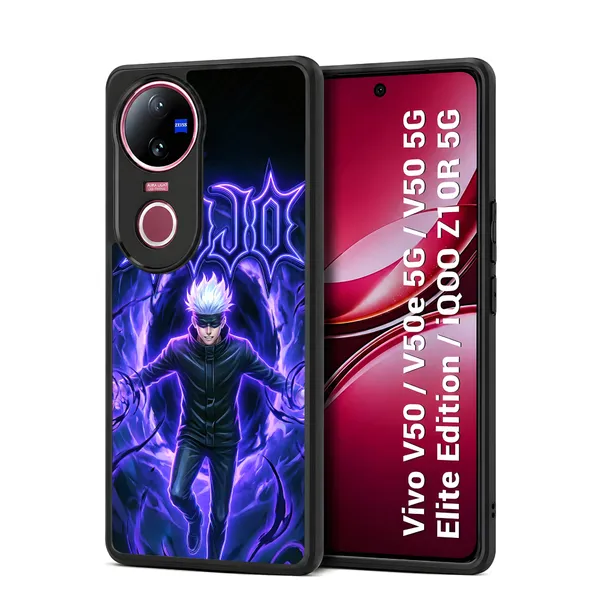 Gojo_Satoru_From_Anime_Jujutsu_Kaisen_Design_Printed_Premium_Glossy_Back_Case_Cover_With_Camera_Protection_For_Vivo_V50_/_V50e_/_V50_5g_Elite_Edition_/_iQOO_Z10r_5g_Mk000430_Bx