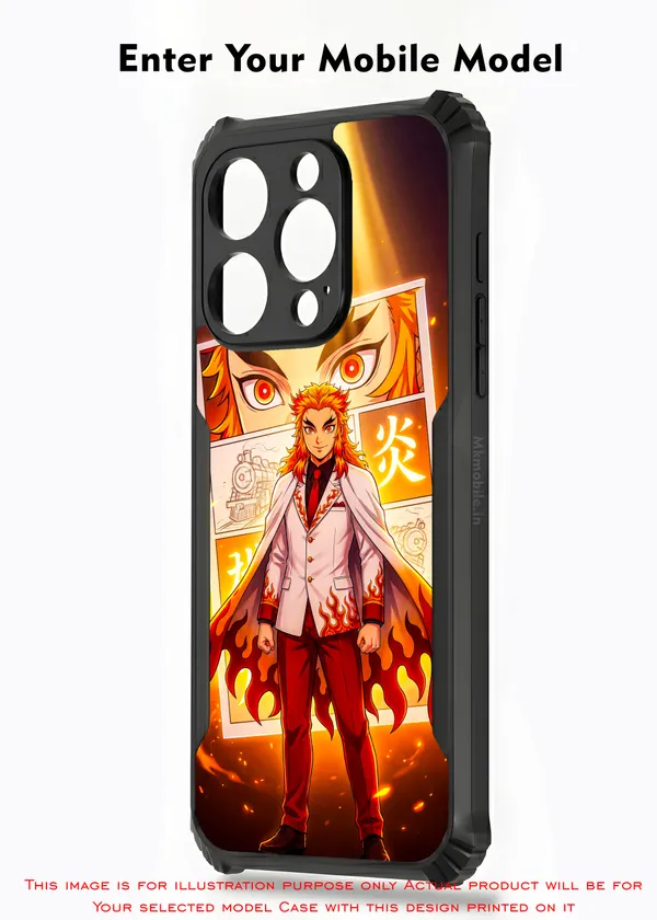 Character_Kyojuro_Rengoku_From_The_Anime_Demon_Slayer_Kimetsu_No_Yaiba__Design_Printed_Bumper_Glossy_Back_Case_Cover_With_Camera_Protection_Mk000435_Bx