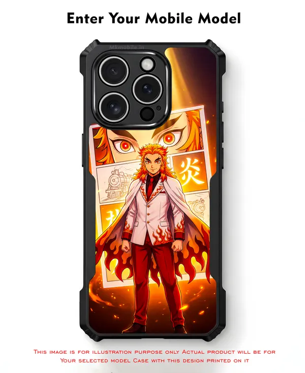 Character_Kyojuro_Rengoku_From_The_Anime_Demon_Slayer_Kimetsu_No_Yaiba__Design_Printed_Bumper_Glossy_Back_Case_Cover_With_Camera_Protection_Mk000435_Bx
