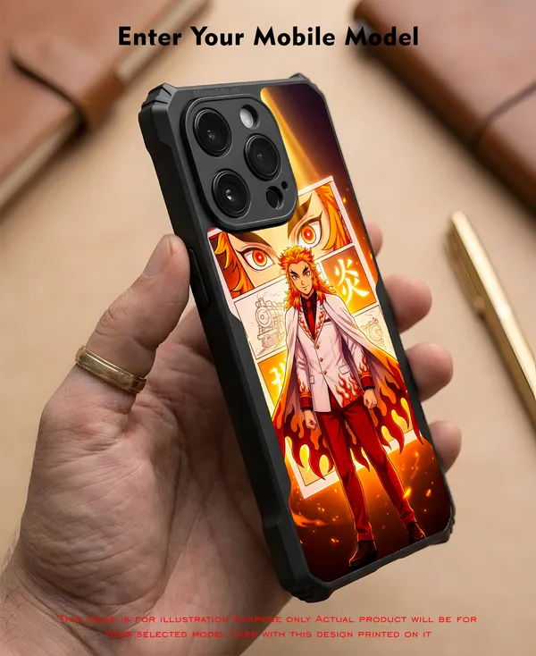 Character_Kyojuro_Rengoku_From_The_Anime_Demon_Slayer_Kimetsu_No_Yaiba__Design_Printed_Bumper_Glossy_Back_Case_Cover_With_Camera_Protection_Mk000435_Bx