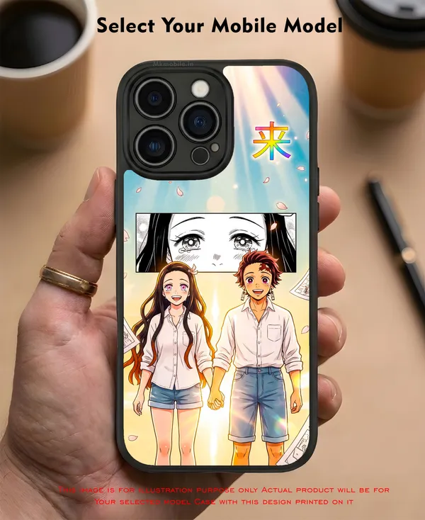 Characters_Tanjiro_Kamado_And_Nezuko_Kamado_From_The_Anime_Demon_Slayer_Kimetsu_No_Yaiba_Design_Printed_Premium_Glossy_Back_Case_Cover_With_Camera_Protection_Mk000436_Bx