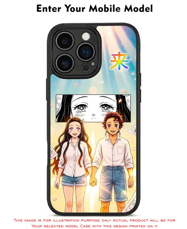 Characters_Tanjiro_Kamado_And_Nezuko_Kamado_From_The_Anime_Demon_Slayer_Kimetsu_No_Yaiba_Design_Printed_Premium_Glossy_Back_Case_Cover_With_Camera_Protection_Mk000436_Bx