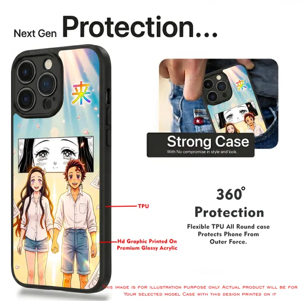 Characters_Tanjiro_Kamado_And_Nezuko_Kamado_From_The_Anime_Demon_Slayer_Kimetsu_No_Yaiba_Design_Printed_Premium_Glossy_Back_Case_Cover_With_Camera_Protection_Mk000436_Bx