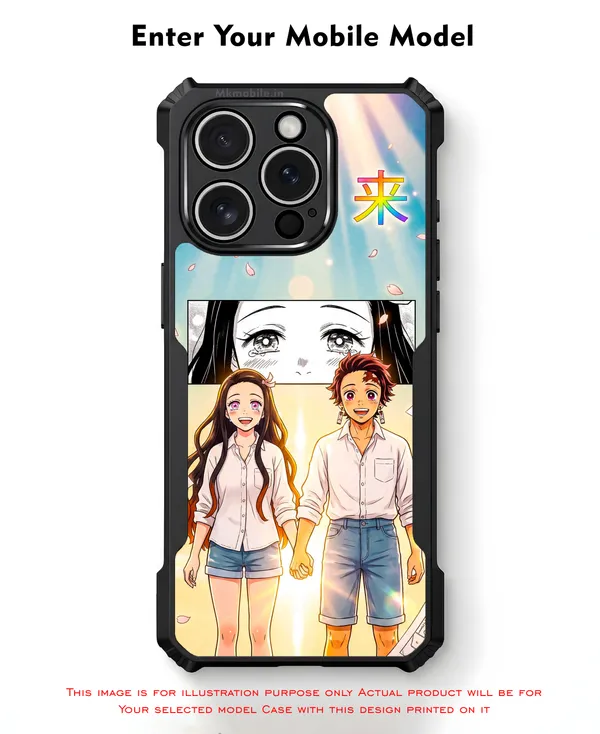 Characters_Tanjiro_Kamado_And_Nezuko_Kamado_From_The_Anime_Demon_Slayer_Kimetsu_No_Yaiba__Design_Printed_Bumper_Glossy_Back_Case_Cover_With_Camera_Protection_Mk000436_Bx