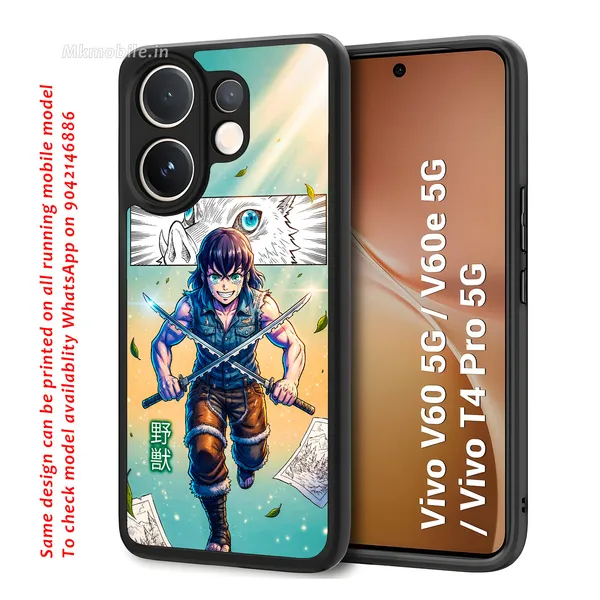Inosuke_Hashibira_From_The_Anime_Demon_Slayer_Kimetsu_No_Yaiba_Design_Printed_Premium_Glossy_Back_Case_Cover_With_Camera_Protection_For_Vivo_V60_5G_/_V60e_/_T4_Pro_5G_Mk000437_Bx