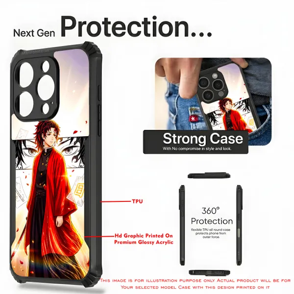 Character_Tanjiro_Kamado_From_Anime_Series_Demon_Slayer__Design_Printed_Bumper_Glossy_Back_Case_Cover_With_Camera_Protection_Mk000440_Bx