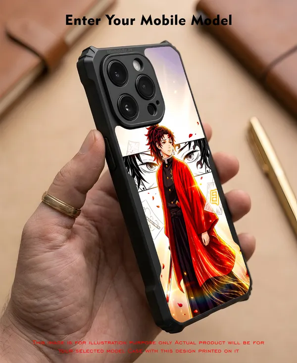 Character_Tanjiro_Kamado_From_Anime_Series_Demon_Slayer__Design_Printed_Bumper_Glossy_Back_Case_Cover_With_Camera_Protection_Mk000440_Bx