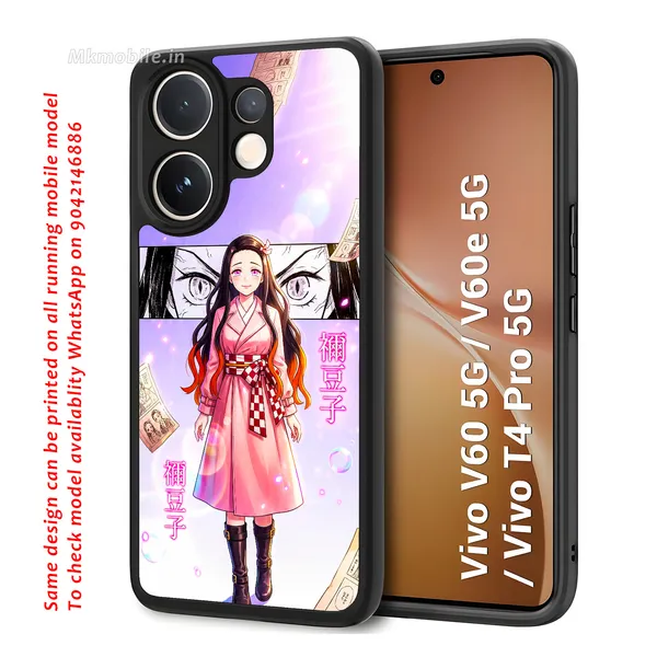Nezuko_Kamado_From_Anime_Series_Demon_Slayer_Design_Printed_Premium_Glossy_Back_Case_Cover_With_Camera_Protection_For_Vivo_V60_5G_/_V60e_/_T4_Pro_5G_Mk000441_Bx