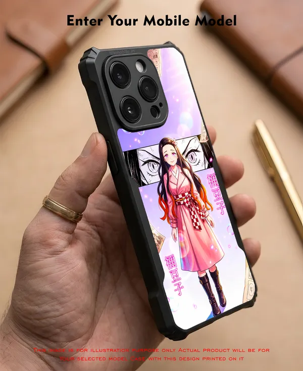 Nezuko_Kamado_From_Anime_Series_Demon_Slayer__Design_Printed_Bumper_Glossy_Back_Case_Cover_With_Camera_Protection_Mk000441_Bx