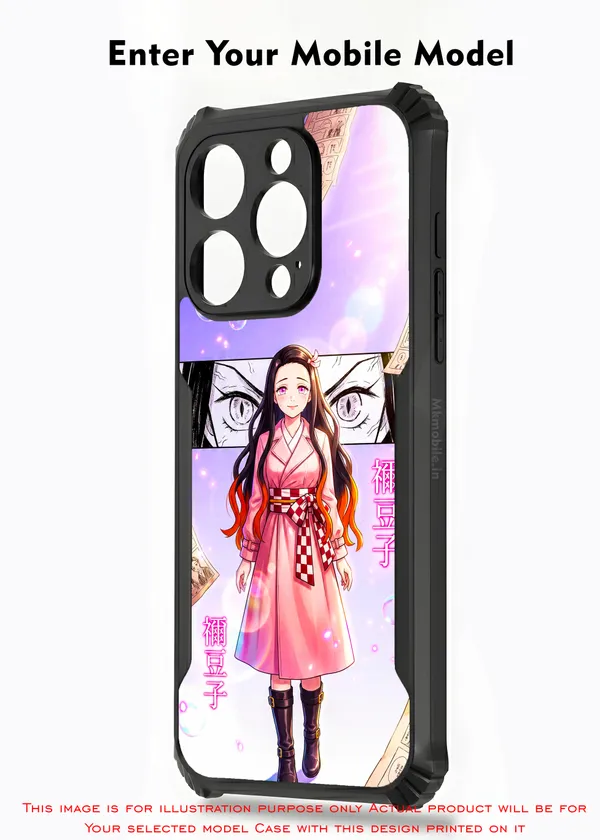 Nezuko_Kamado_From_Anime_Series_Demon_Slayer__Design_Printed_Bumper_Glossy_Back_Case_Cover_With_Camera_Protection_Mk000441_Bx