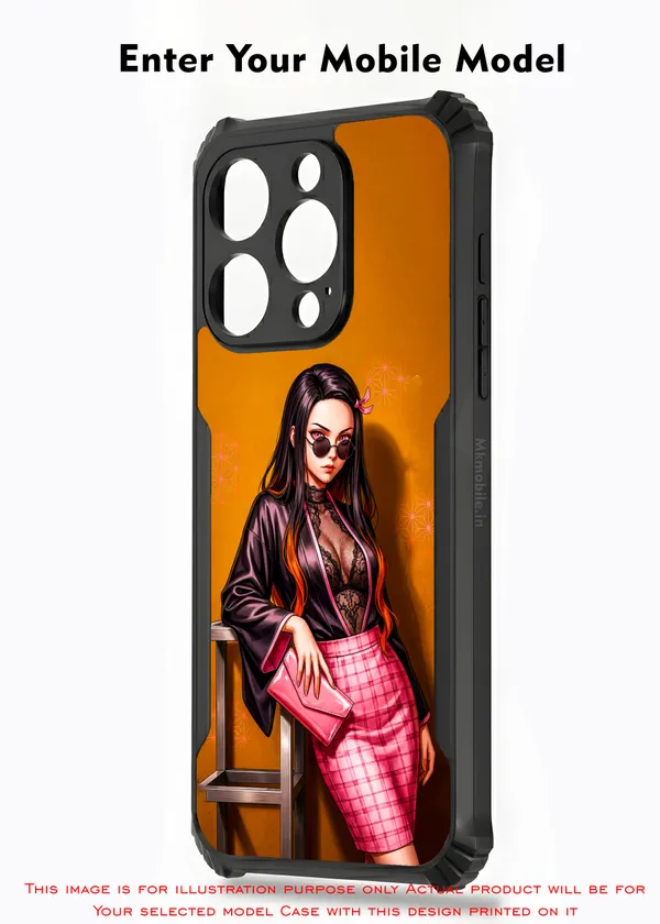 Character_Nezuko_Kamado_From_Anime_Series_Demon_Slayer__Design_Printed_Bumper_Glossy_Back_Case_Cover_With_Camera_Protection_Mk000443_Bx