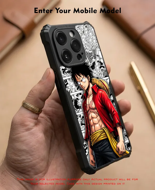 Monkey_D_Luffy_From_Anime_Series_One_Piece__Design_Printed_Bumper_Glossy_Back_Case_Cover_With_Camera_Protection_Mk000447_Bx
