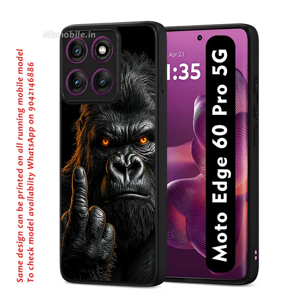 A_Fierce_Close_Up_Portrait_Of_A_Gorilla_In_Swag_Or_Snarl_Expression_Design_Printed_Premium_Glossy_Back_Case_Cover_With_Camera_Protection_For_Moto_Edge_60_Pro_5G_Mk000450_Bx