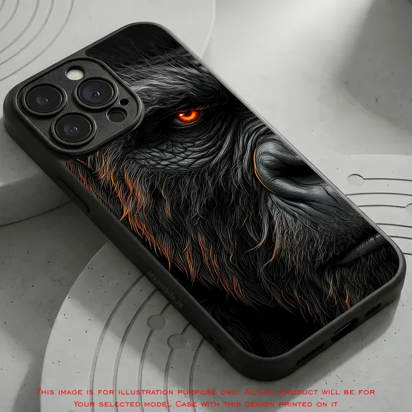 Realistic_Close_Up_Portrait_Of_A_Gorilla_With_Glaring_Red_Eyes_Design_Printed_Premium_Glossy_Back_Case_Cover_With_Camera_Protection_Mk000451_Bx