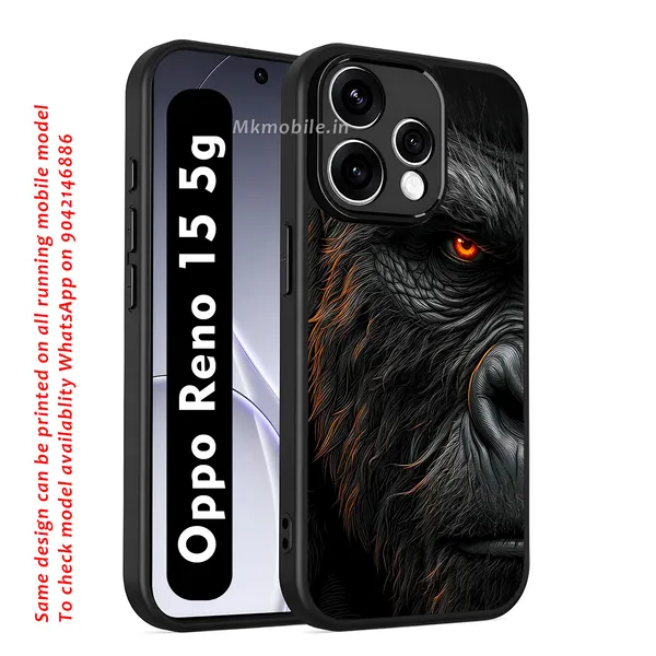 Realistic_Close_Up_Portrait_Of_A_Gorilla_With_Glaring_Red_Eyes_Design_Printed_Premium_Glossy_Back_Case_Cover_With_Camera_Protection_For_OPPO_RENO_15_5g_Mk000451_Bx