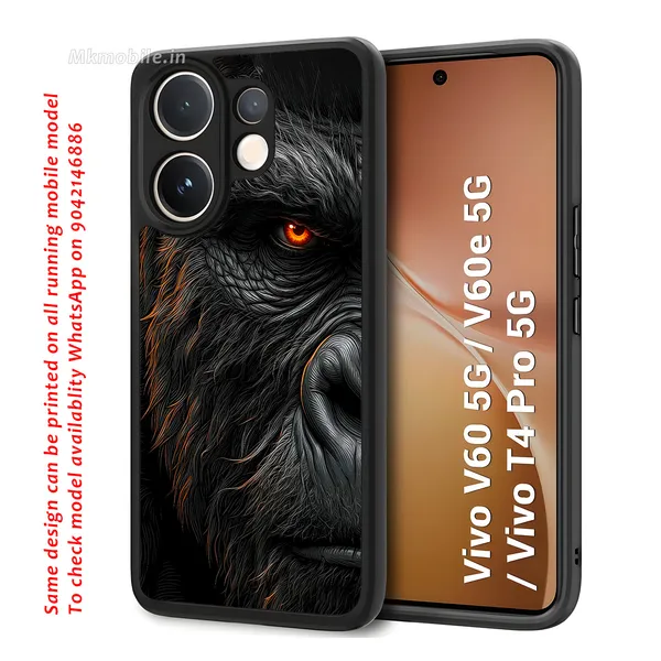 Realistic_Close_Up_Portrait_Of_A_Gorilla_With_Glaring_Red_Eyes_Design_Printed_Premium_Glossy_Back_Case_Cover_With_Camera_Protection_For_Vivo_V60_5G_/_V60e_/_T4_Pro_5G_Mk000451_Bx