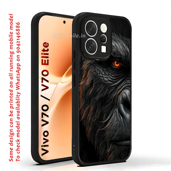 Realistic_Close_Up_Portrait_Of_A_Gorilla_With_Glaring_Red_Eyes_Design_Printed_Premium_Glossy_Back_Case_Cover_With_Camera_Protection_For_Vivo_V70_5G_/_V70_5G_Elite_Mk000451_Bx