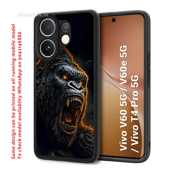Realistic_Close_Up_Portrait_Of_A_Gorilla_With_Glaring_Red_Eyes_Design_Printed_Premium_Glossy_Back_Case_Cover_With_Camera_Protection_For_Vivo_V60_5G_/_V60e_/_T4_Pro_5G_Mk000452_Bx