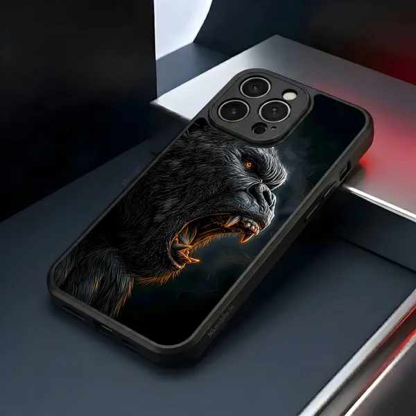 Realistic_Close_Up_Portrait_Of_A_Gorilla_With_Glaring_Red_Eyes_Design_Printed_Premium_Glossy_Back_Case_Cover_With_Camera_Protection_Mk000453_Bx