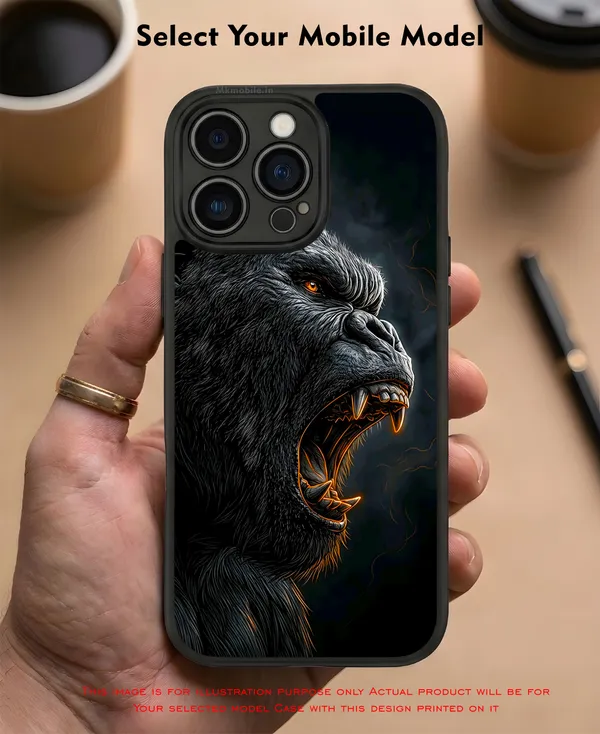 Realistic_Close_Up_Portrait_Of_A_Gorilla_With_Glaring_Red_Eyes_Design_Printed_Premium_Glossy_Back_Case_Cover_With_Camera_Protection_Mk000453_Bx