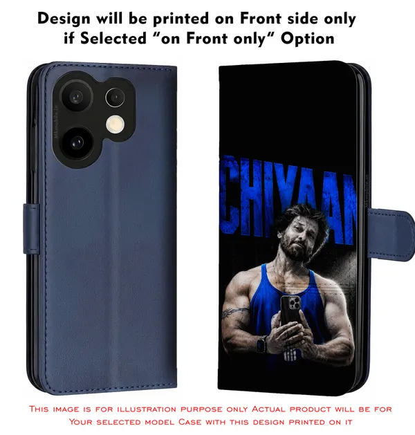 Blue_Toned_Image_Of_Indian_Actor_Chiyaan_Vikram_In_His_Stunning_Physique_Design_Printed_Flip_Case_Cover_With_Camera_Protection_Mk000454_Fcuv