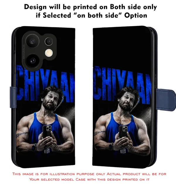Blue_Toned_Image_Of_Indian_Actor_Chiyaan_Vikram_In_His_Stunning_Physique_Design_Printed_Flip_Case_Cover_With_Camera_Protection_Mk000454_Fcuv