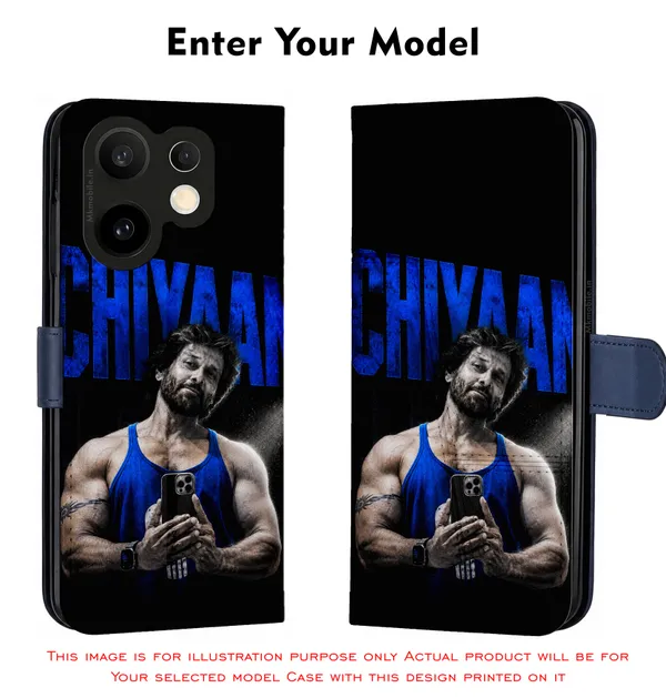Blue_Toned_Image_Of_Indian_Actor_Chiyaan_Vikram_In_His_Stunning_Physique_Design_Printed_Flip_Case_Cover_With_Camera_Protection_Mk000454_Fcuv