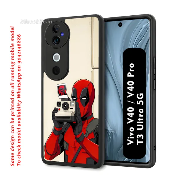 Deadpool_With_The_Camera_Design_Printed_Premium_Glossy_Back_Case_Cover_With_Camera_Protection_For_Vivo_V40_5G_/_V40_Pro_5G_/_T3_Ultra_5G_Mk000456_Bx
