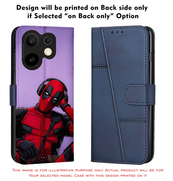 Deadpool_Wearing_Headphones_Design_Printed_Flip_Case_Cover_With_Camera_Protection_Mk000457_Fcuv
