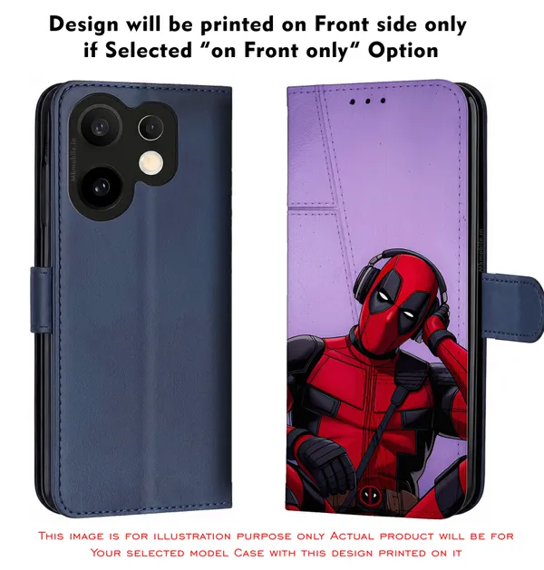 Deadpool_Wearing_Headphones_Design_Printed_Flip_Case_Cover_With_Camera_Protection_Mk000457_Fcuv