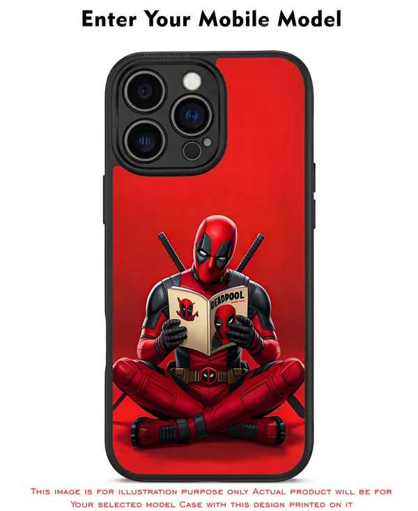 Deadpool_Reading_Book_Design_Printed_Premium_Glossy_Back_Case_Cover_With_Camera_Protection_Mk000459_Bx