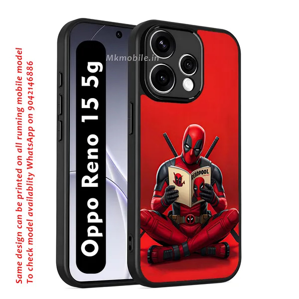 Deadpool_Reading_Book_Design_Printed_Premium_Glossy_Back_Case_Cover_With_Camera_Protection_For_OPPO_RENO_15_5g_Mk000459_Bx