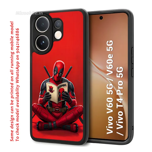 Deadpool_Reading_Book_Design_Printed_Premium_Glossy_Back_Case_Cover_With_Camera_Protection_For_Vivo_V60_5G_/_V60e_/_T4_Pro_5G_Mk000459_Bx