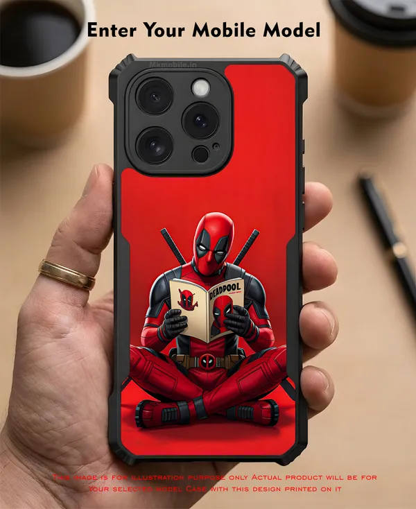 Deadpool_Reading_Book__Design_Printed_Bumper_Glossy_Back_Case_Cover_With_Camera_Protection_Mk000459_Bx
